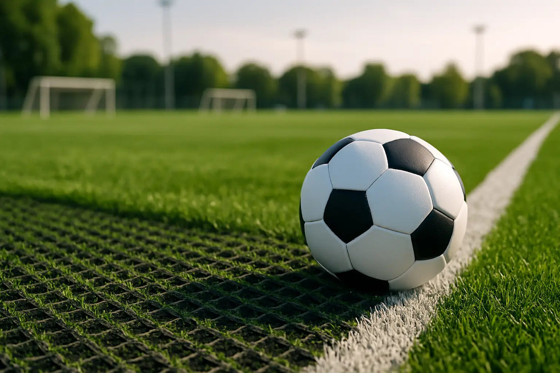 Gazon hibrid pe terenuri de fotbal: merită?