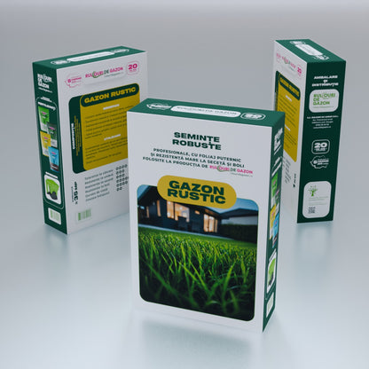 Seminte gazon "Rustic" 1kg - Rulouri de Gazon
