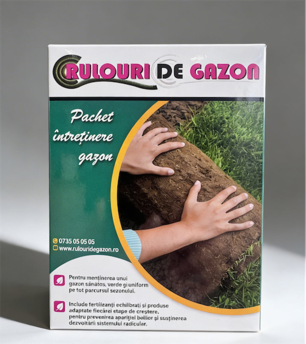 Pachet de Întreținere  gazon - 100 mp